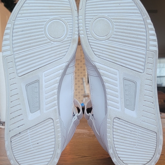 Adidas White Leather Mid Sneakers - Picture 6 of 8
